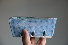Berry basket - rectangular - small lines